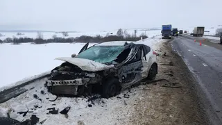 На трассе в Рязанской области в массовом ДТП погиб 48-летний москвич