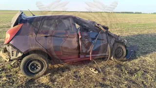 В Ряжском районе водитель Hyundai вылетел в кювет и скончался на месте