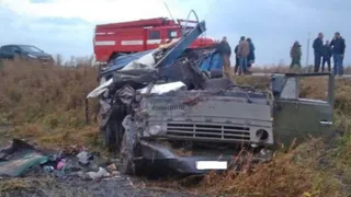 В Сараевском районе КамАЗ опрокинулся в кювет, водитель скончался