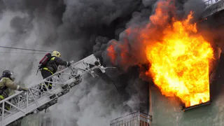 В Рыбновском районе на пожаре скончались два человека