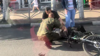 Пострадавший в ДТП на Первомайском проспекте велосипедист сбил пешехода
