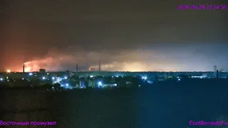Очевидцы: на Восточном промузле ночью вспыхнул пожар