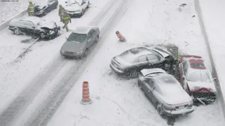 В Рязанской области столкнулись четыре автомобиля