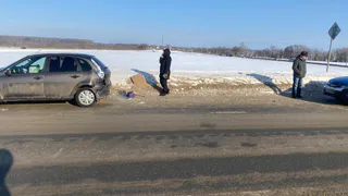 Очередная авария: на Северном обходе столкнулись две легковушки