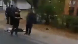 В Солотче насмерть задавили пешехода: видео с места аварии