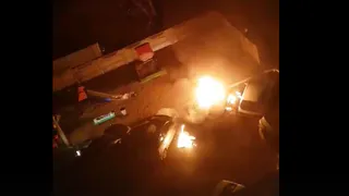 "От автомобиля ничего не осталось": Ночью на улице Пушкина сгорела машина