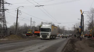 Рязанские инспекторы ГИБДД проверяют водителей грузовиков