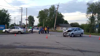 ДТП в Рязанской области: столкнулись «Лада» и «Киа»