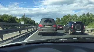 На Солотчинском шоссе образовалась трехкилометровая пробка