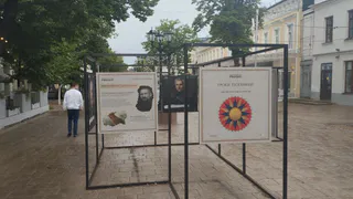 В Рязани нашли ошибки на уличной выставке об исследователях: горожане раскритиковали мэрию