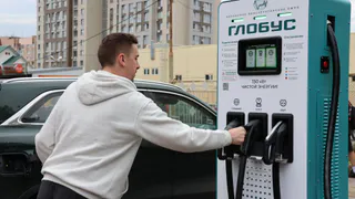 В Рязани открыли мощную зарядную станцию для электрокаров 