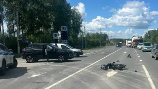 Рязанка на "Москвиче" протаранила электровелосипед с 61-летним мужчиной