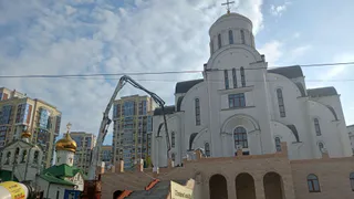 В Рязани строят 55-метровый храм - на гульбище ушло 230 тонн бетона