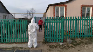 Заокское: медики продолжают обследовать местных жителей на коронавирус