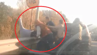 На Окружной в Рязани сняли битву водителей: видео